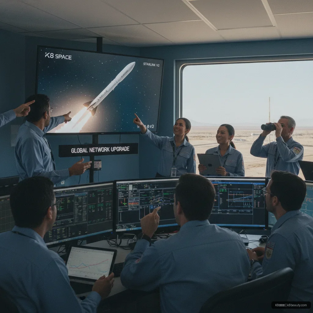 K8凯发娱乐：SpaceX星链V2卫星发射成功，全球网络再升级